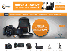 Tablet Screenshot of camerasafrica.com